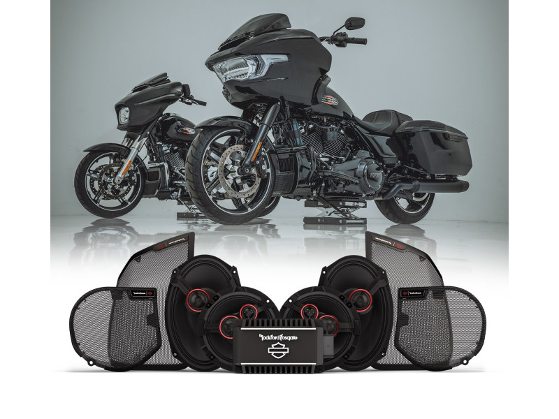 Experience the New Harley-Davidson Audio Powered by Rockford Fosgate Stage III Systems – Available N