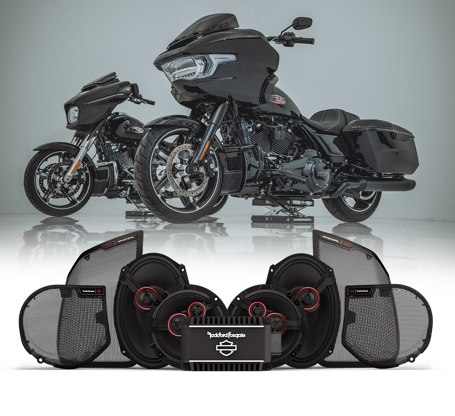 Experience the New Harley-Davidson Audio Powered by Rockford Fosgate Stage III Systems – Available N